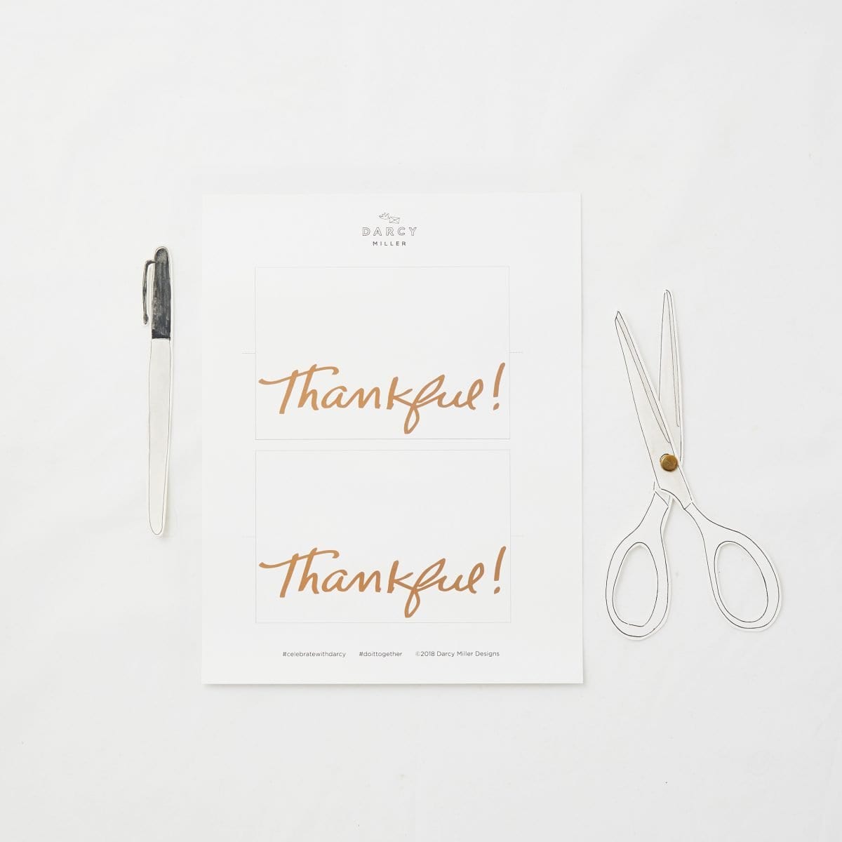 Amscan Imprintable Place Card Template