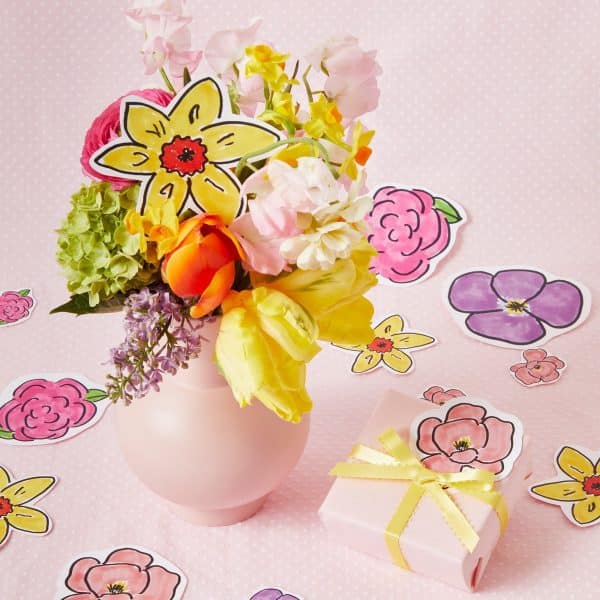 Fabulous Flower Gift Tags And Decor Darcy Miller Designs