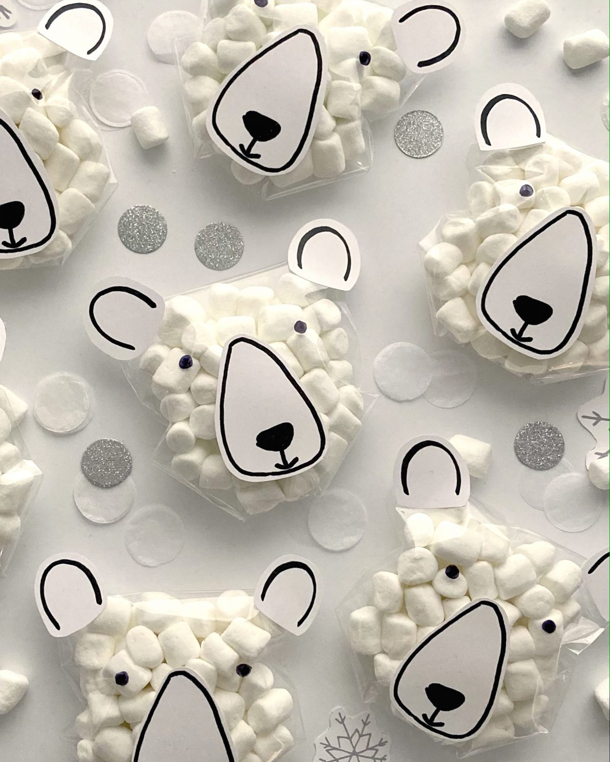 Marshmallow Polar Bear Treats from Darcy Miller, Darcy Miller Designs, Holiday Cards